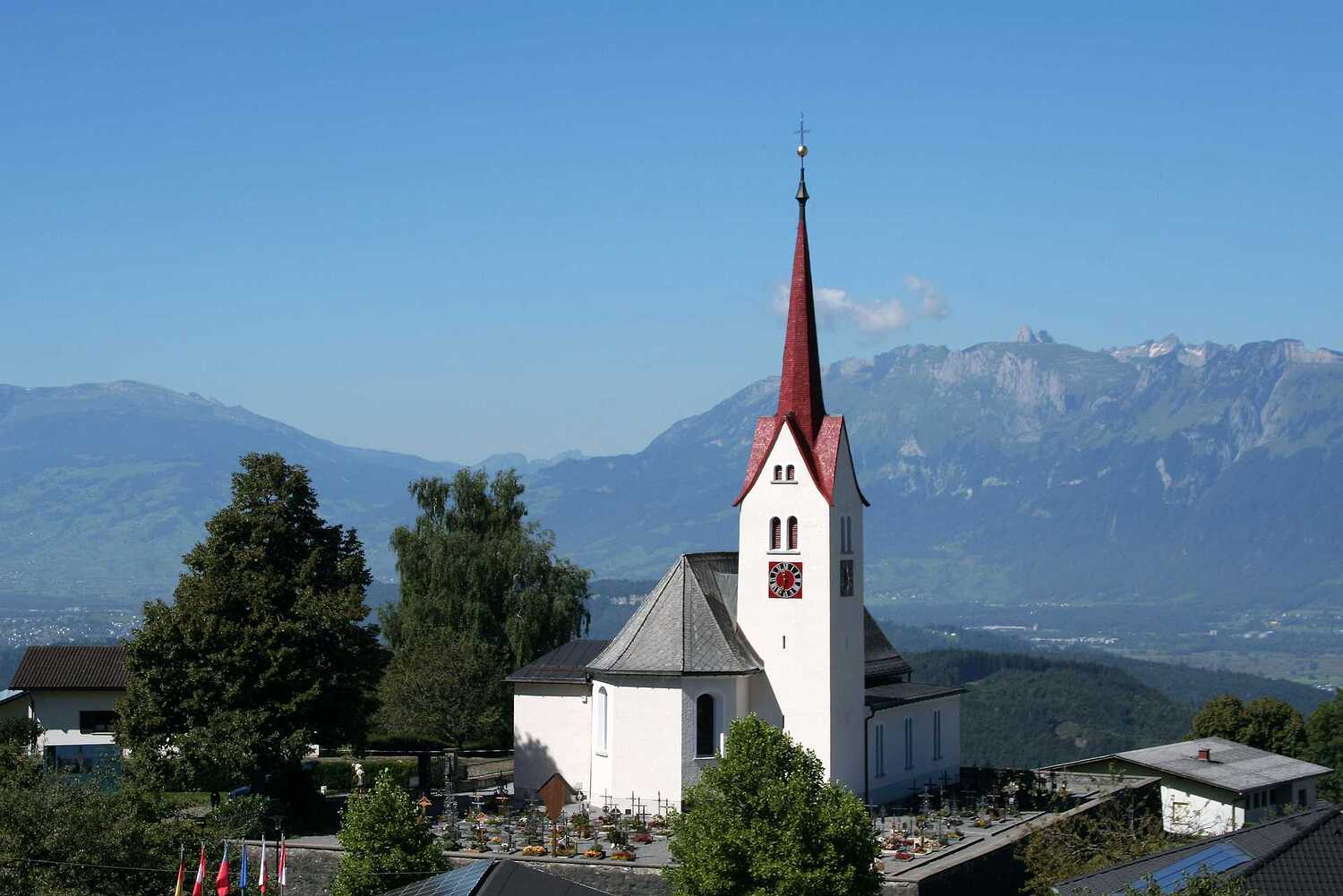 Pfarrkirche zum hl. Bartholomaeus, ?bersaxen Au?enrenovierung 2016